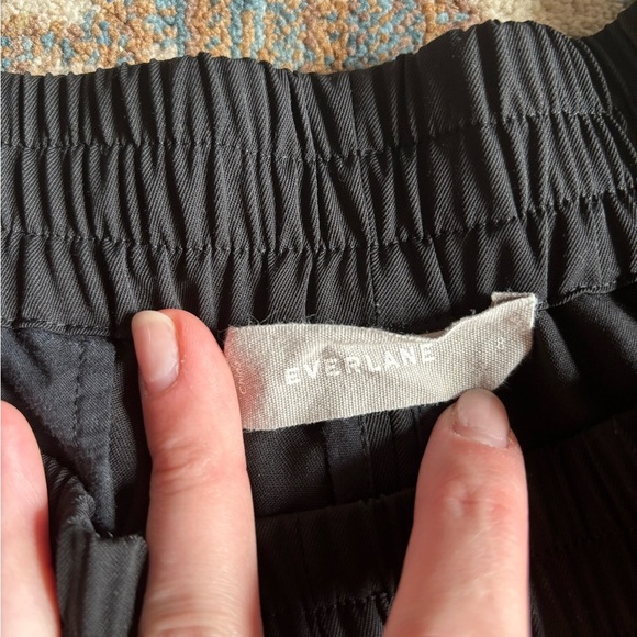 Everlane Womens The Italian GoWeave Easy Pant Black Pull On Wool Trouser - Picture 3 of 3